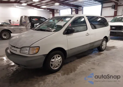 2000 Toyota Sienna Ce из США, поврежденный, VIN 4T3GF19C9YU245399